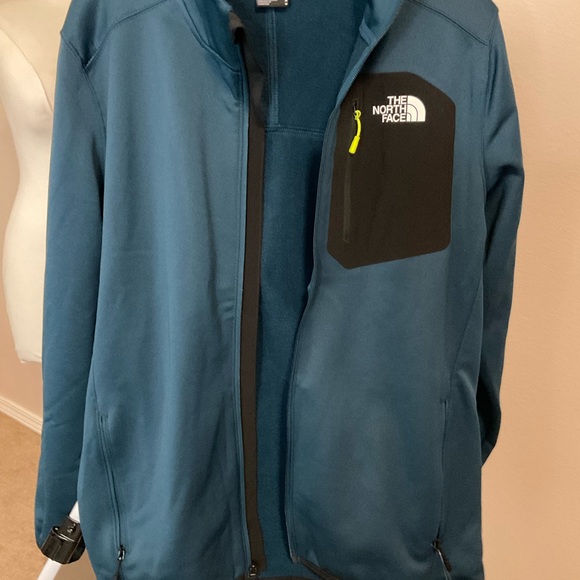 The North Face Teal Jacket with Dark Accents - Picture 1 of 6